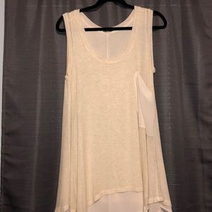 Cream knit dress